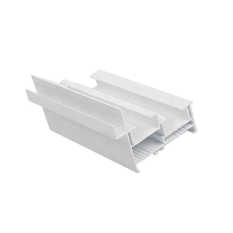 Customized Waterproof Fade resistant PVC door and window plastic profile