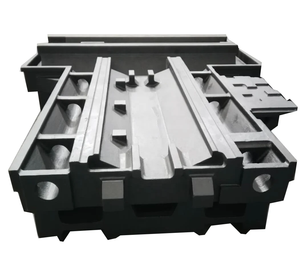 Большой чугунный токарный станок с ЧПУ фрезерный базовое литье