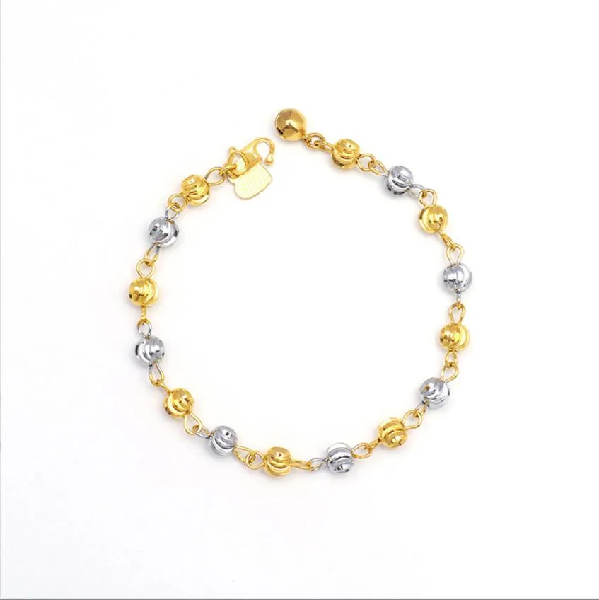 wholesale european cheap 18k yellow gold fashion bracelets