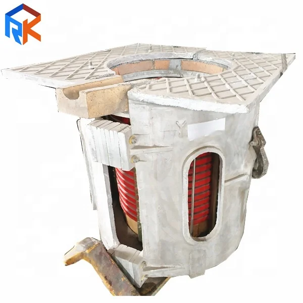 1Ton 800KW electric Induction furnace for melting steel iron copper aluminium