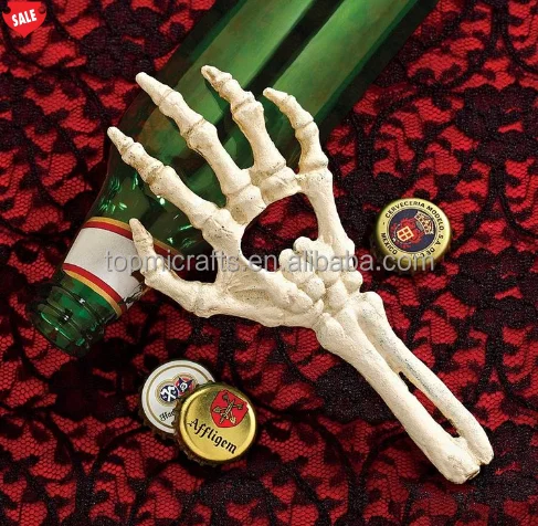 Antique Metal Crafts Skeleton Hand Bottle Opener/rustic  Bottle Opener for Gift