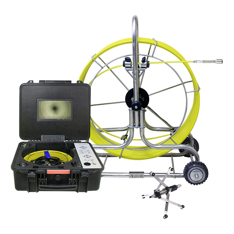 Small diameter front viewing lens waterproof HD real time video transmission box drain pipe inspection borescope camera