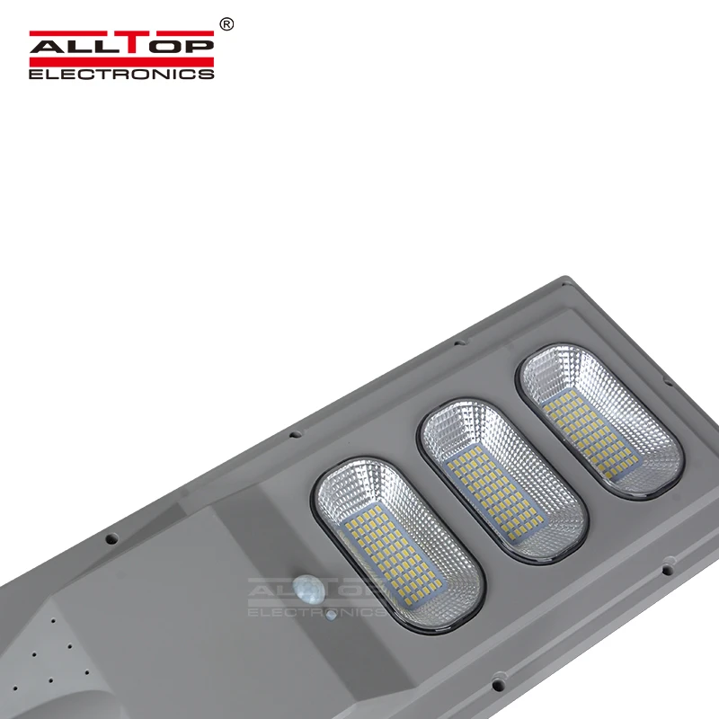 ALLTOP High Quality Aluminum Outdoor Integrated Street Lamp Waterproof Ip65 30w 60w 90w All in One LED Solar Street Light