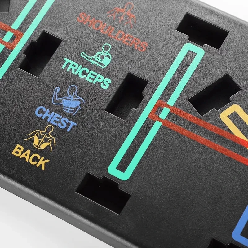 Home Multi-Functional Pushup Bar Fitness Floor Chest Muscle Exercise Strength Arm Push Up Board