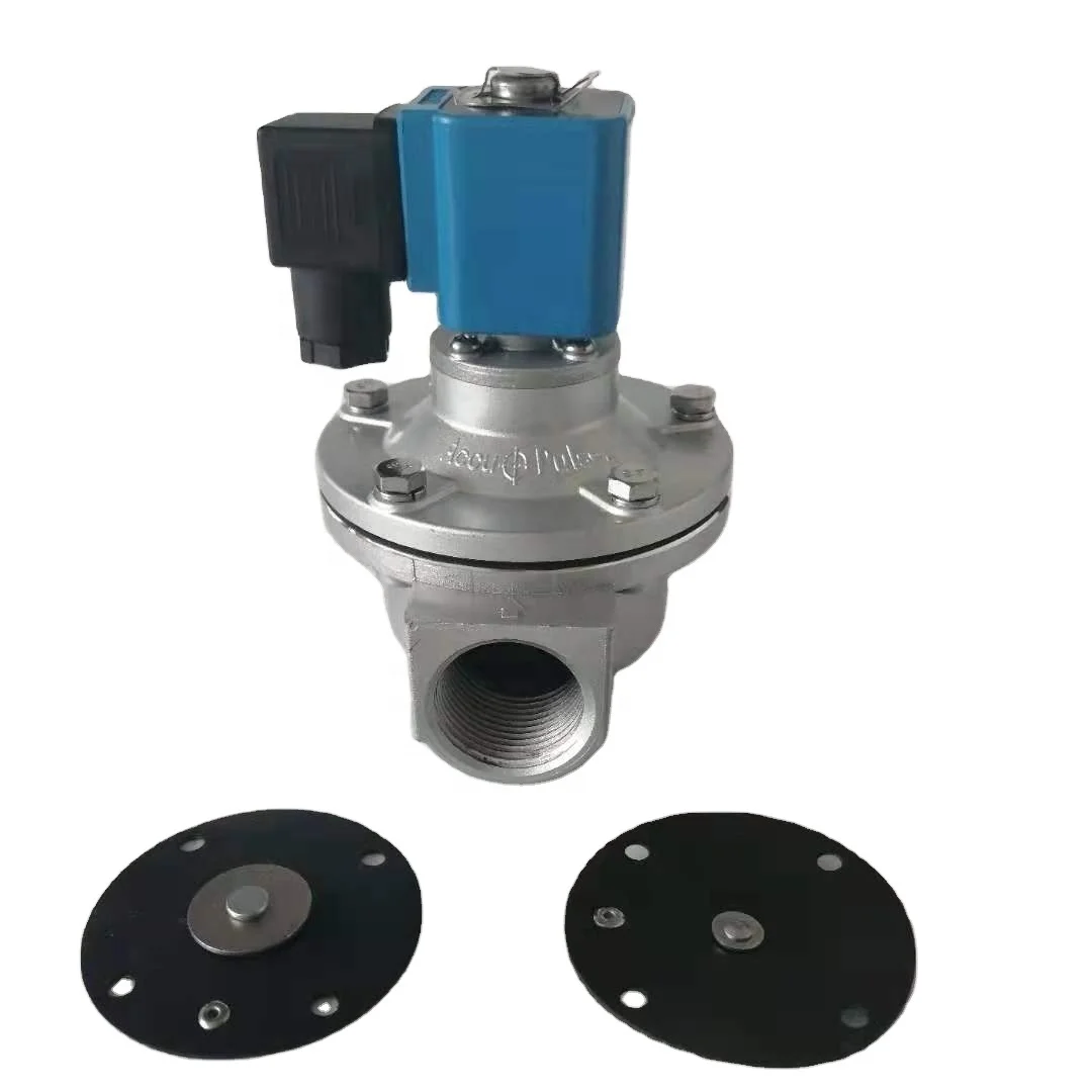 Electromagnetic pulse valve 3/4G 24VDC Pilot Coil Right Angle solenoid diaphragm valve Thread Type DMF-Z-20 for Dust Collector