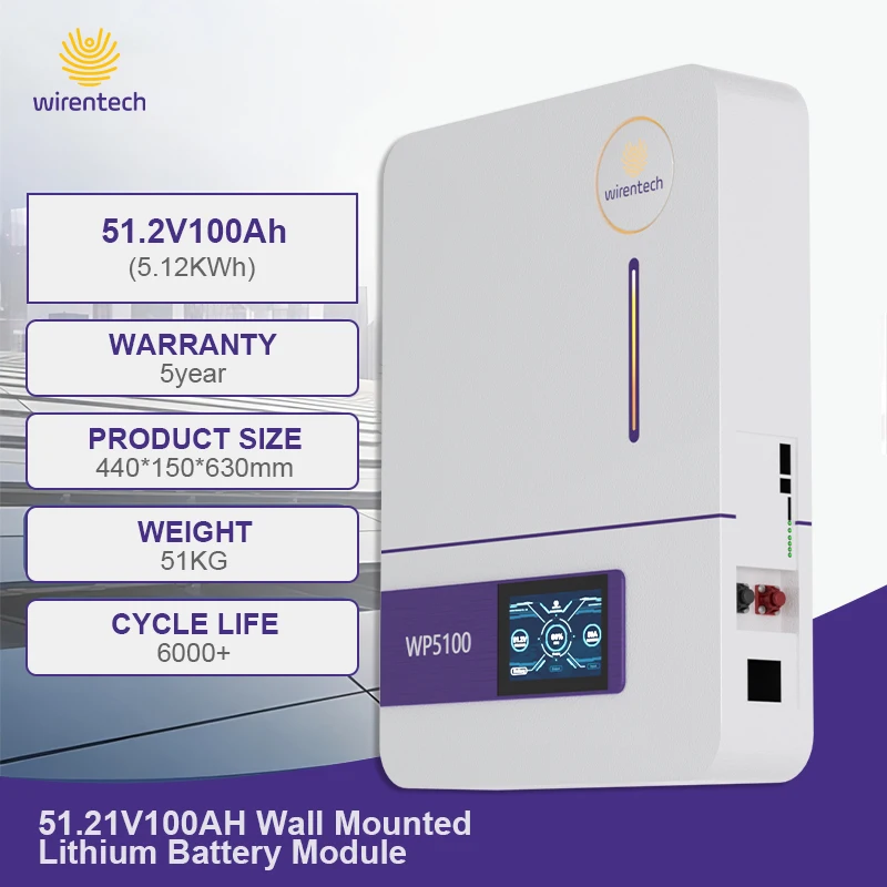 5kWh 10kWh 15kWh Powerwall Home Lithium Battery Solar Storage Lithium Powerwall Balcony Storage System Solar Powerwall Lifepo4