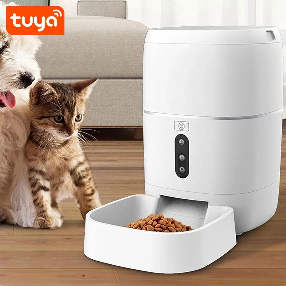 2023 Smart WIFI Automatic Tuya Pet Feeder With APP Control PST FD BL3