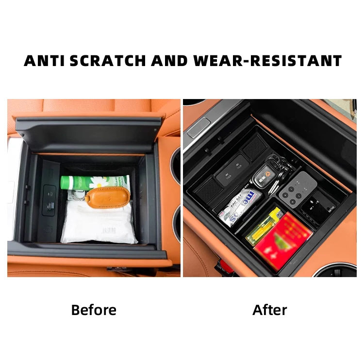 Maremlyn ABS Car Armrest Organizer Car Armrest Console Storage Box For Lixiang L9 Car Accessories 2024