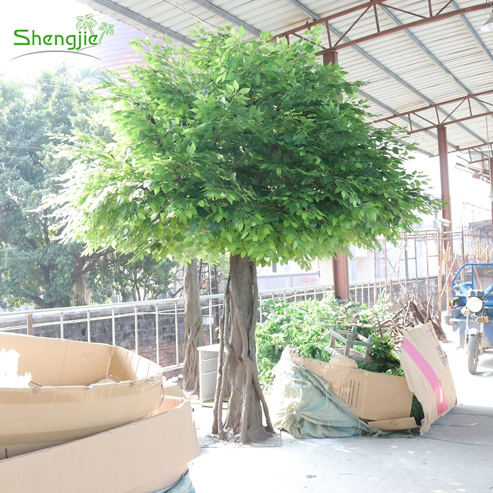Quality artificial plants and trees/artificial synthetic decorative ficus trees big trunk