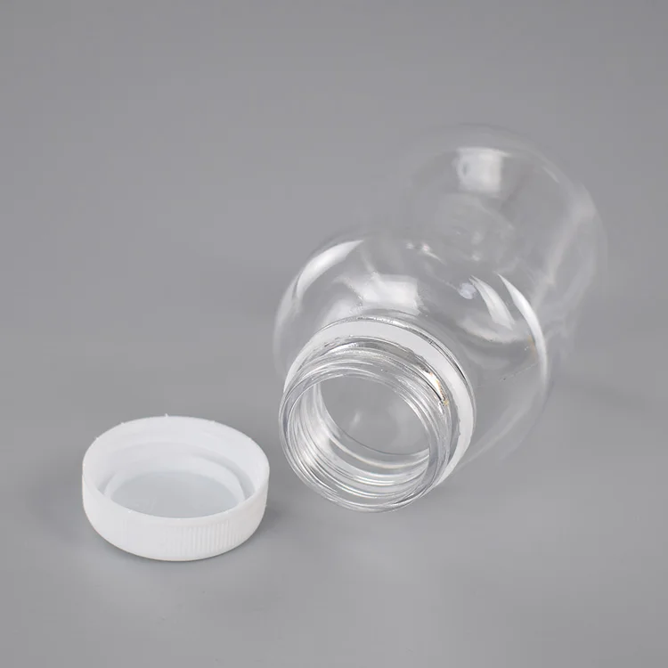 Wholesale 16 oz Empty BPA Free PET Plastic Beverage Juice Water Bottles with Cap