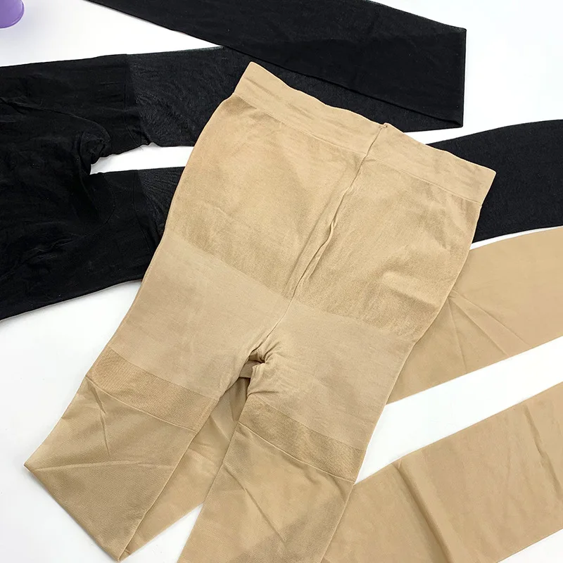 Sexy Skin Tones Colors Cover Yarn Pantyhose Stockings 10D Women Sheer Tights 2