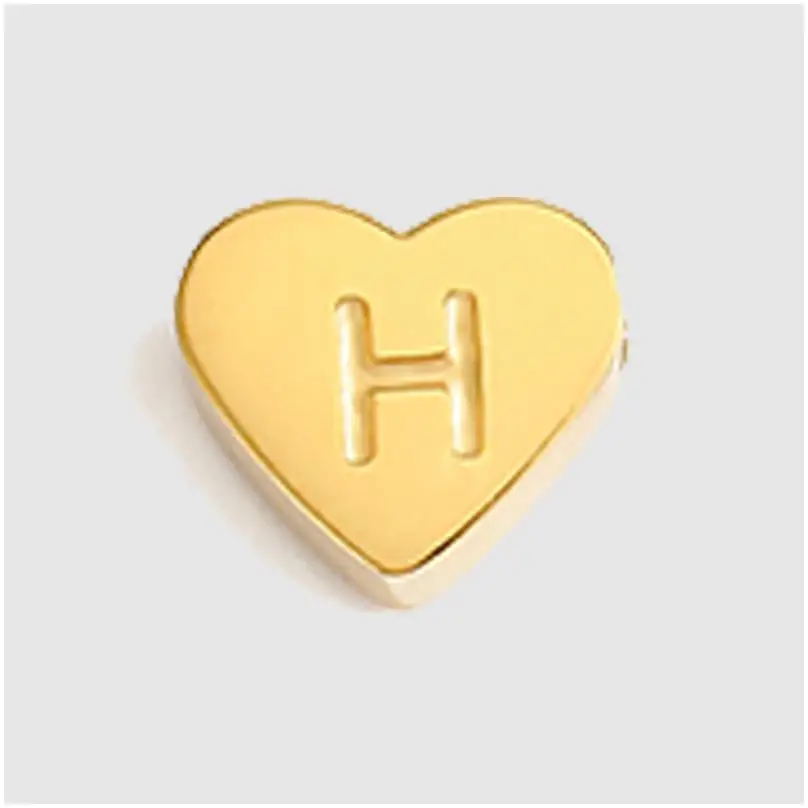 eManco Alphabet Necklace Pendant kolye Moissanite Personalized Double Plated Custom Name Flower Tungsten Necklace