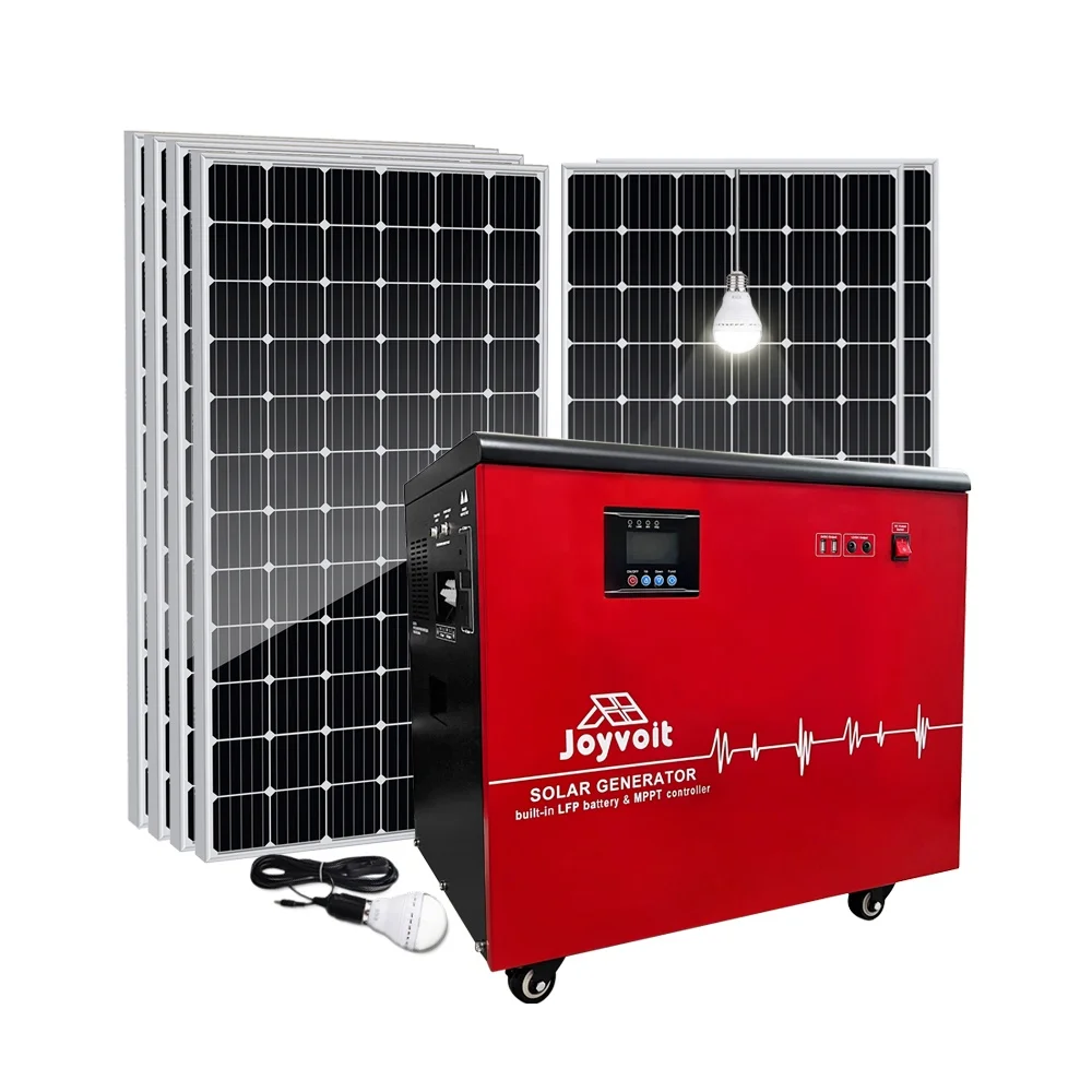 Good Price 4KW 51.2V Portable Solar Generator Portable Power station 8192Wh LFP Battery offgrid All in one System with Panels