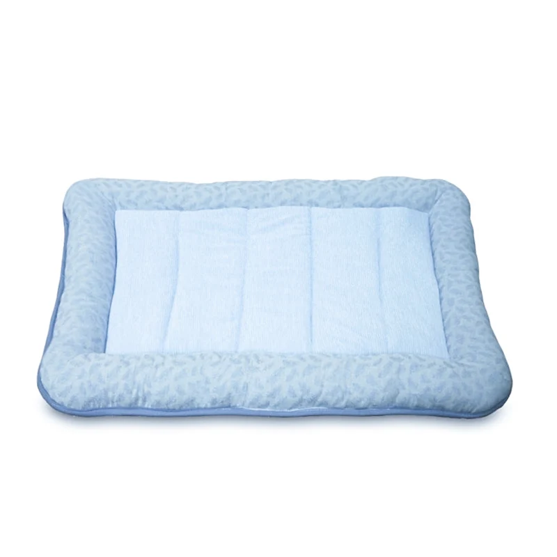 Cooling Breathable Washable Hot Summer Sleep Sky Blue Cat and Dog Bed Cooling Pet Pad Pet Ice Mat