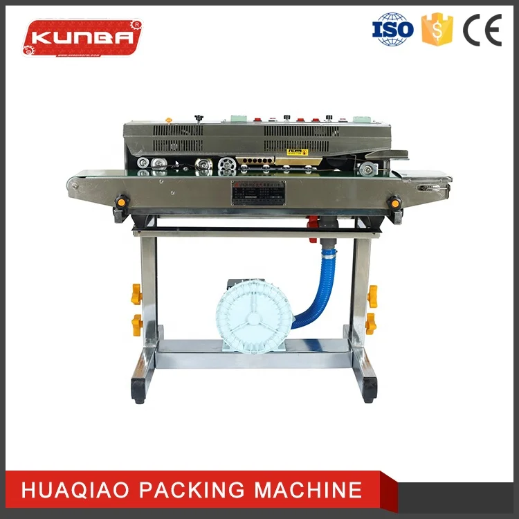 
FRQM-980C Continuous band sealer bag sealing machine with Nitrogen gas filler 