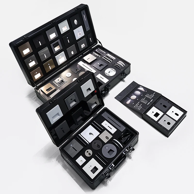 Exhibition box, exhibition use, can be powered exhibition box, New Arrivals stair lights step light Exhibition box step light