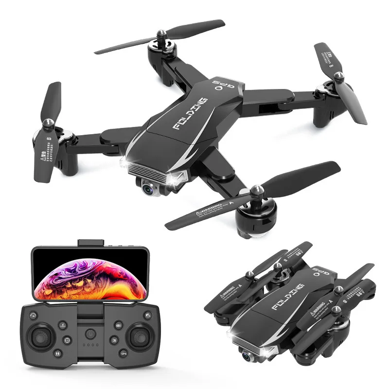 2.4G remote control HD 4K dual camera drone GPS intelligent follow one-click takeoff remote control aircraft toy