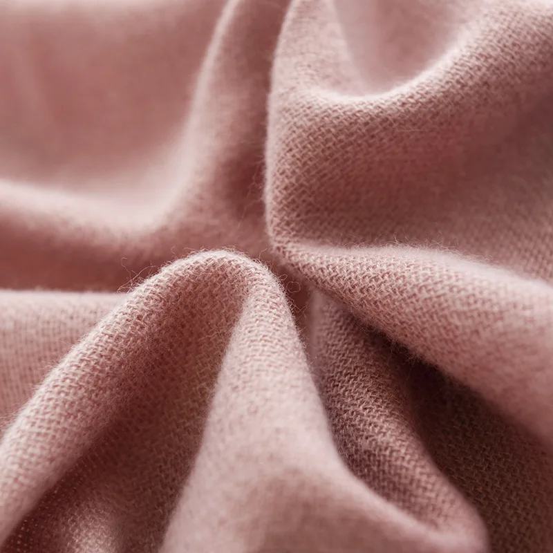 2023 new tassel scarf women warm candy solid color turkish cashmere pashmina shawl scarf