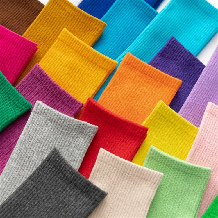 Ins unisex cotton spandex long socks custom logo embroidered custom socks embroidered