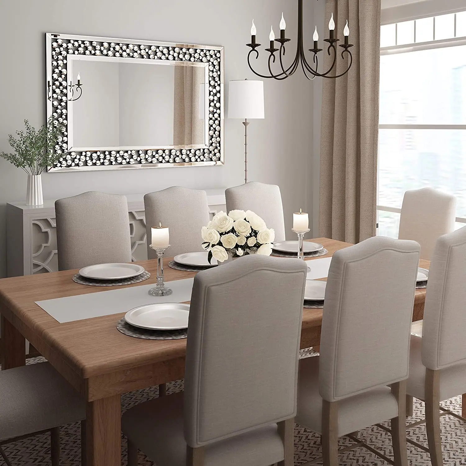 Art Decorative Wall Mirrors Large Grecian Venetian Mirror for Hotel Home