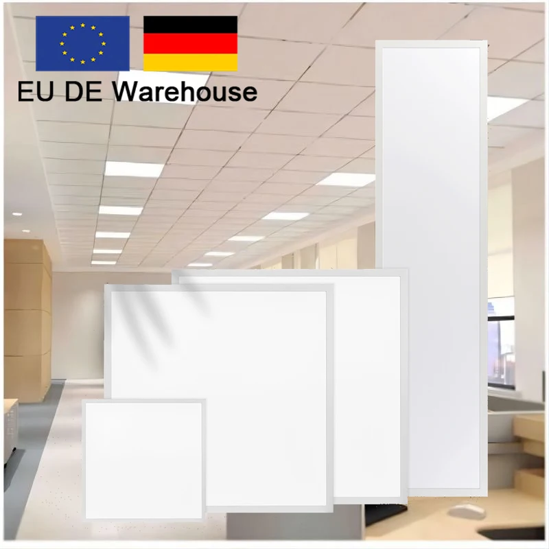 European Warehouse Led Panel Light 60x60 62x62 60x120 30x120 Dimmable 3cct Aluminum Ceiling Led Panel For Office
