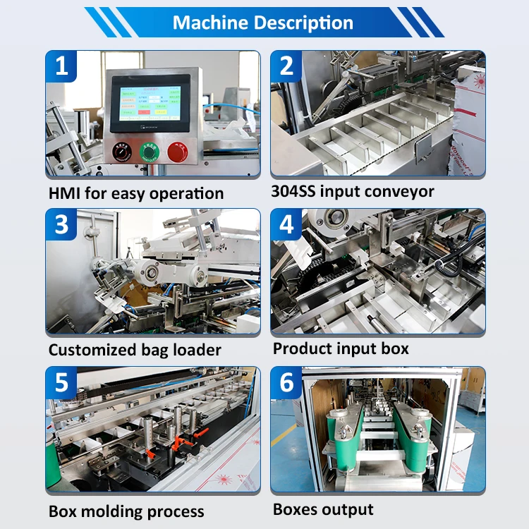 Customized Multi Lanes Powder Stick Bag Box Packing Cartoning Machine Manufacturer