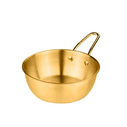 New Serving Bowls  Stainless Steel Korean  Seasoning Sauce Dish For Restaurant