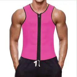 Workout Tank Top Men Slimming Body Shaper Neoprene Sweat Vest