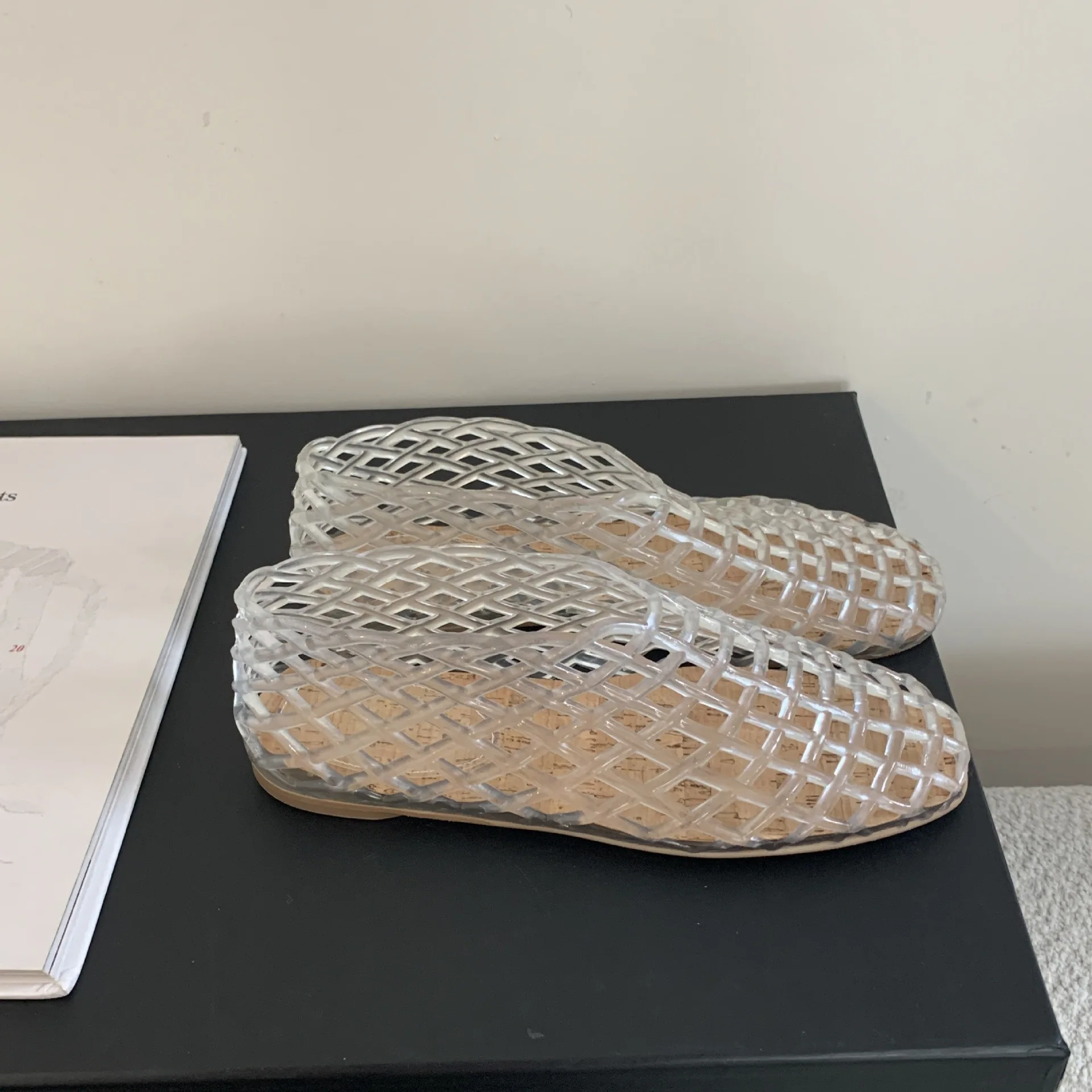 Hot fish mouth clear jelly clog fashion roman sandals shoes 2024 for women and ladies teen girls