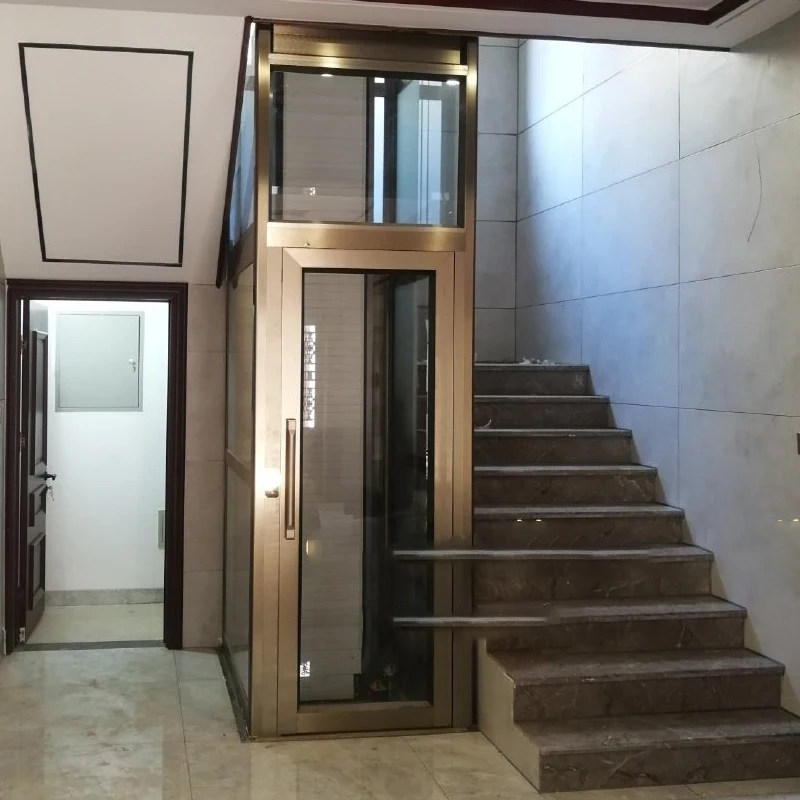 CE ISO approved 2 3 4 floors 2-5 person Home Panoramic Lift Passenger Elevator Shaftless Home Elevator lift