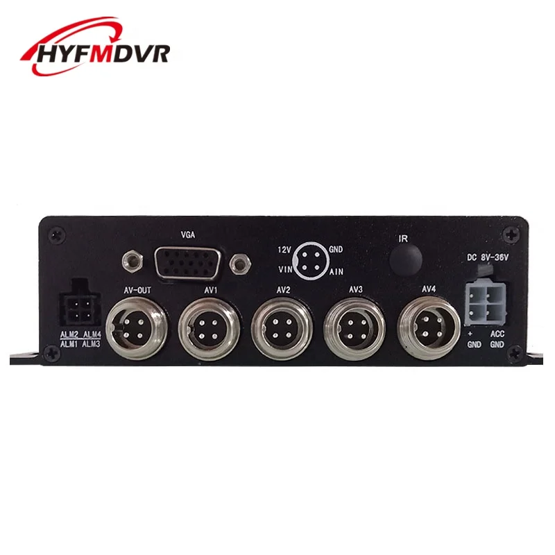 HYFMDVR AHD 4CH MDVR SD Card Car Video School Bus Mobile DVR