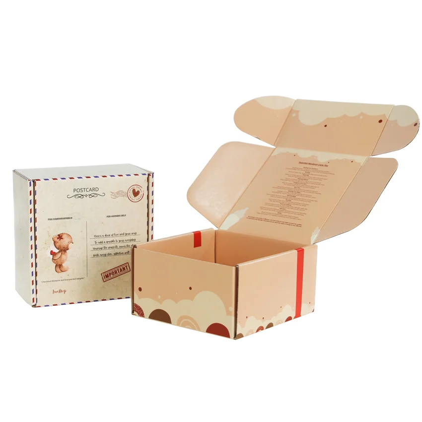 Custom Printed Unique Corrugated Shipping Boxes Custom Logo Cardboard Mailer Box
