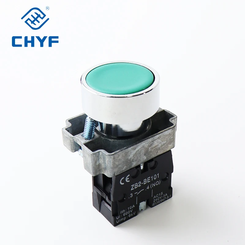 Self-Resetting Latching Momentary Metal Rotary Selector Knob Key-lock Mushroom Start Emergency Stop Push Button Switch XB2 22mm