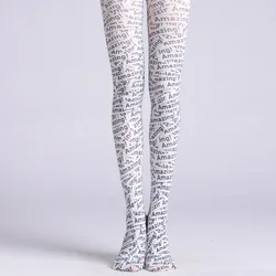 pantyhose sexy stockings ladies tights fashion custom printed pantyhose