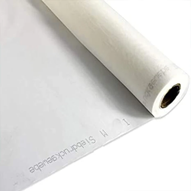 White Yellow 32T 39T 43T 47T 54T 64T 72T 77T 80T 90T 100T 120T Polyester Silk Screen Printing Mesh For Clothing Pattern Printing