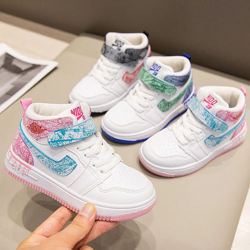 2021 high top outdoor sport basketball shoes shoes for kids sepatu basket sepatu untuk anak-anak