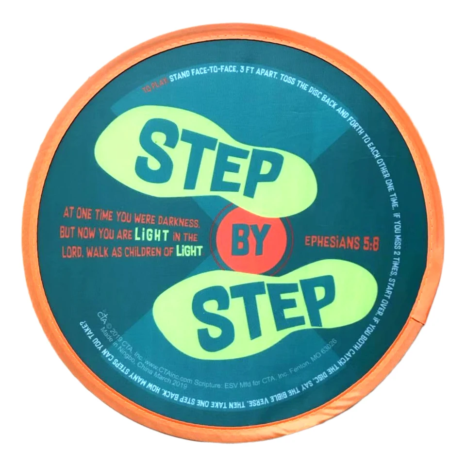 Customized Sublimation Decorative Fabric Foldable Nylon Round Hand Fan With Pouch