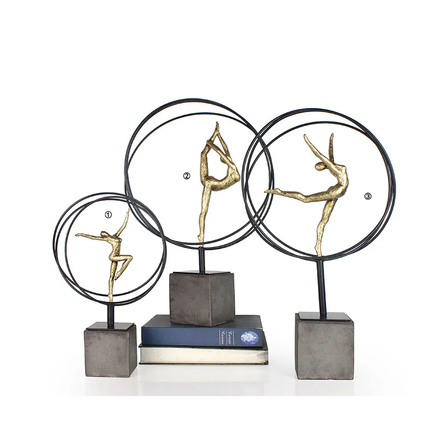 2021 handmade whole sale resin figurine sculpture home accessories decoration home crafts living room decor