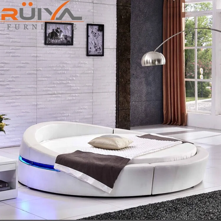 Оптовая продажа итальянские новейшие круглые кровати мебель для