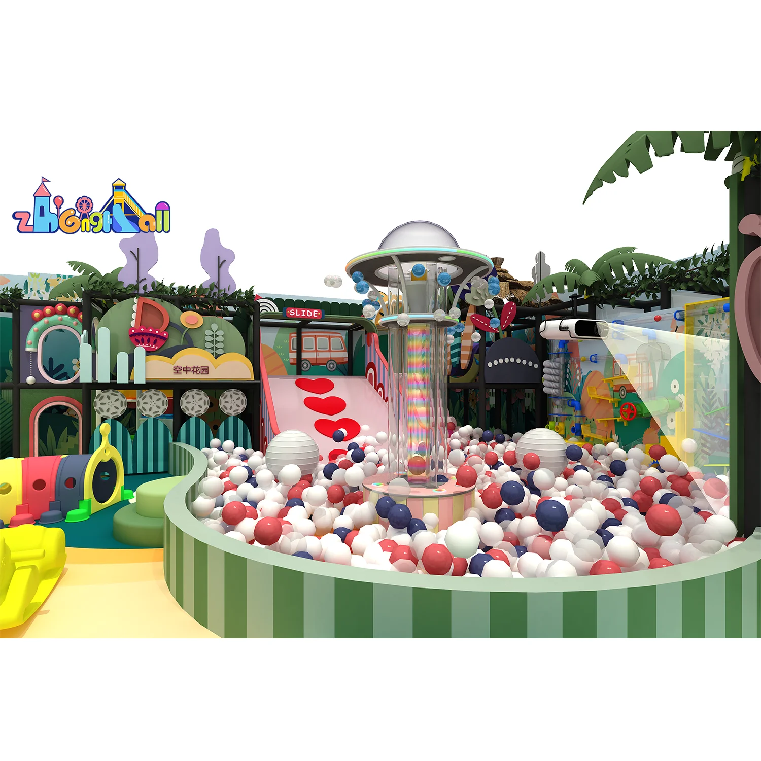 Children Commercial Indoor Playground Equipment Kids Soft Play Area Indoor Playground Role Play Soft Playground For Children