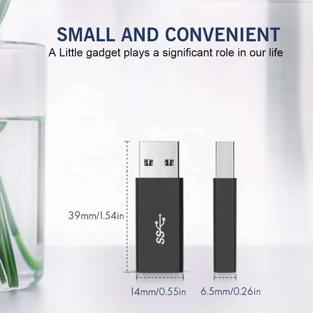 USB-C Female AM-CF USB3.1 10Gbps USB 3.0 Type A Male to 3.1 Converter