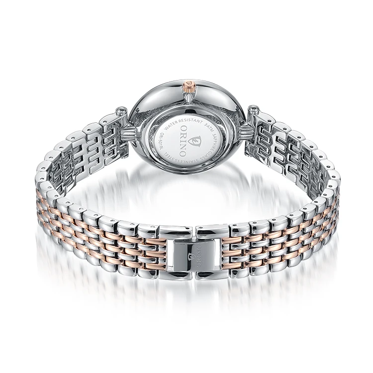 3ATM Water Resistance Mineral  Glass Brass Woman Rolling Fashion Wrist Watch