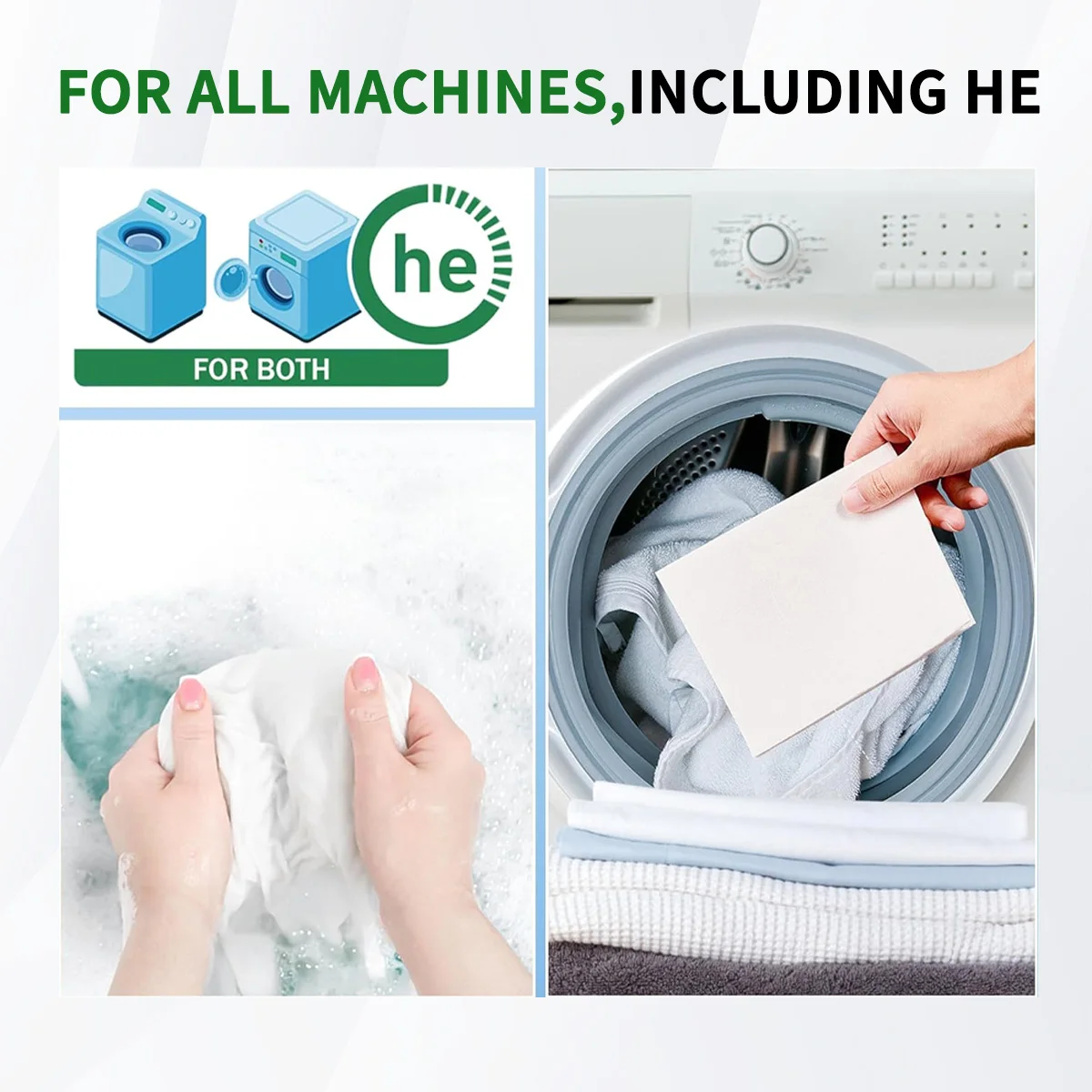 No Plastic Laundry Detergent Sheets Fresh Scent Detergent Washer Sheets Laundry Soap Sheets For Travel Home Washing