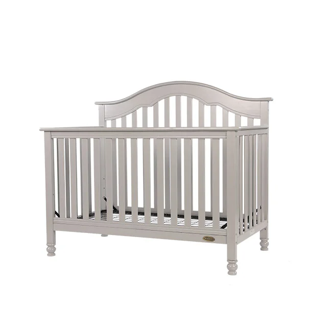 European style natural solid wood single baby doll cots bed for hot sale