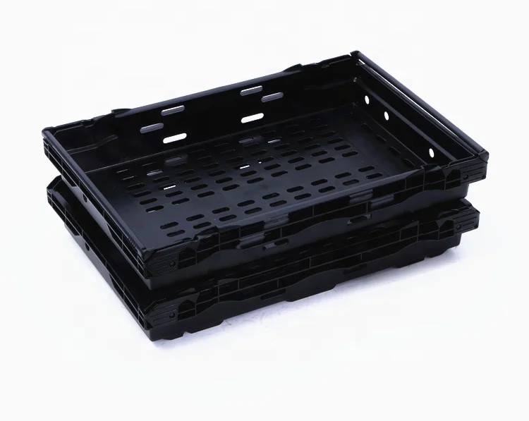 High quality nestable 25L moving container plastic crates for fruit and vegetables