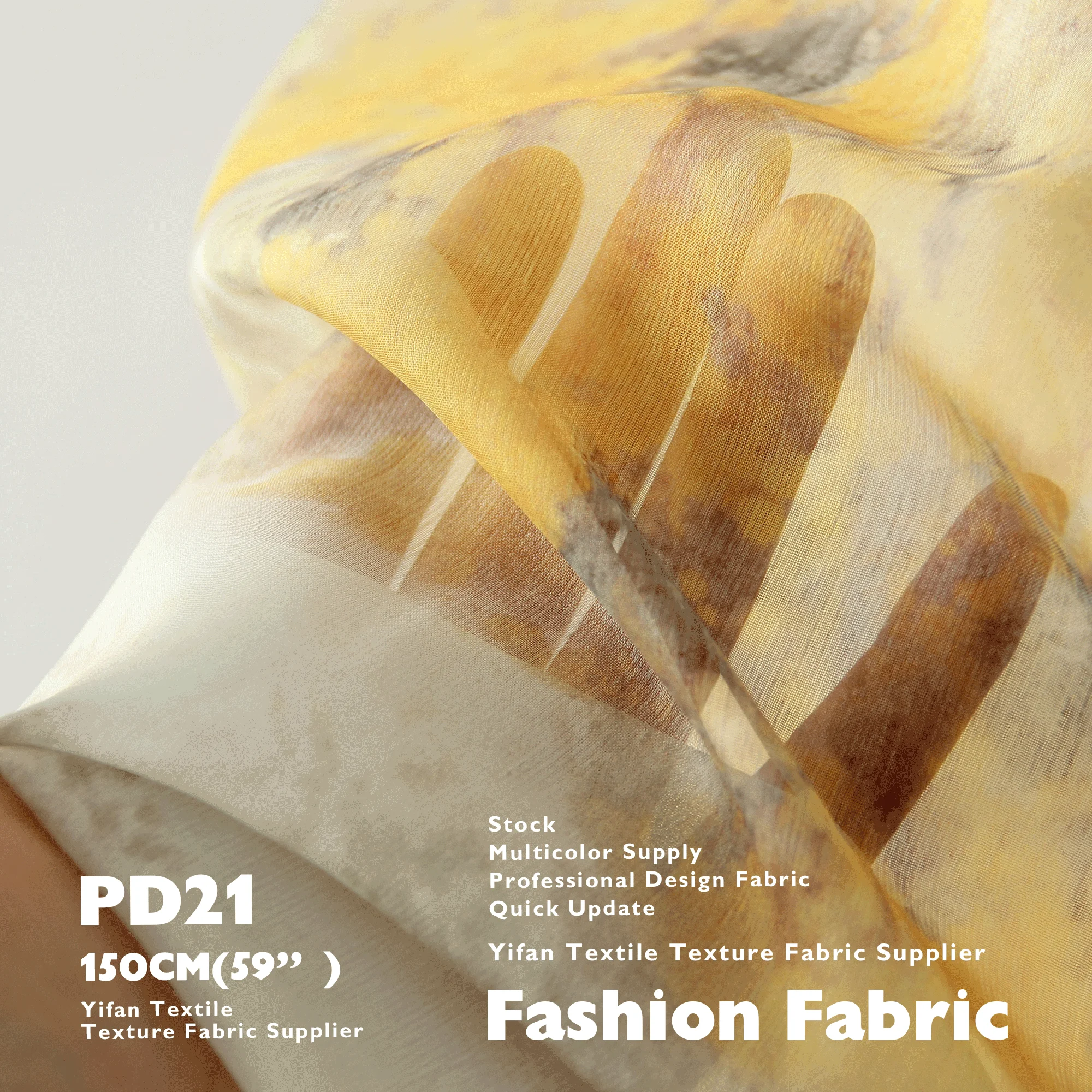 Printed Fabric Tie-dye Oil Painting Feel Imitation Silk Chiffon Fabric Dress Suspender Skirt