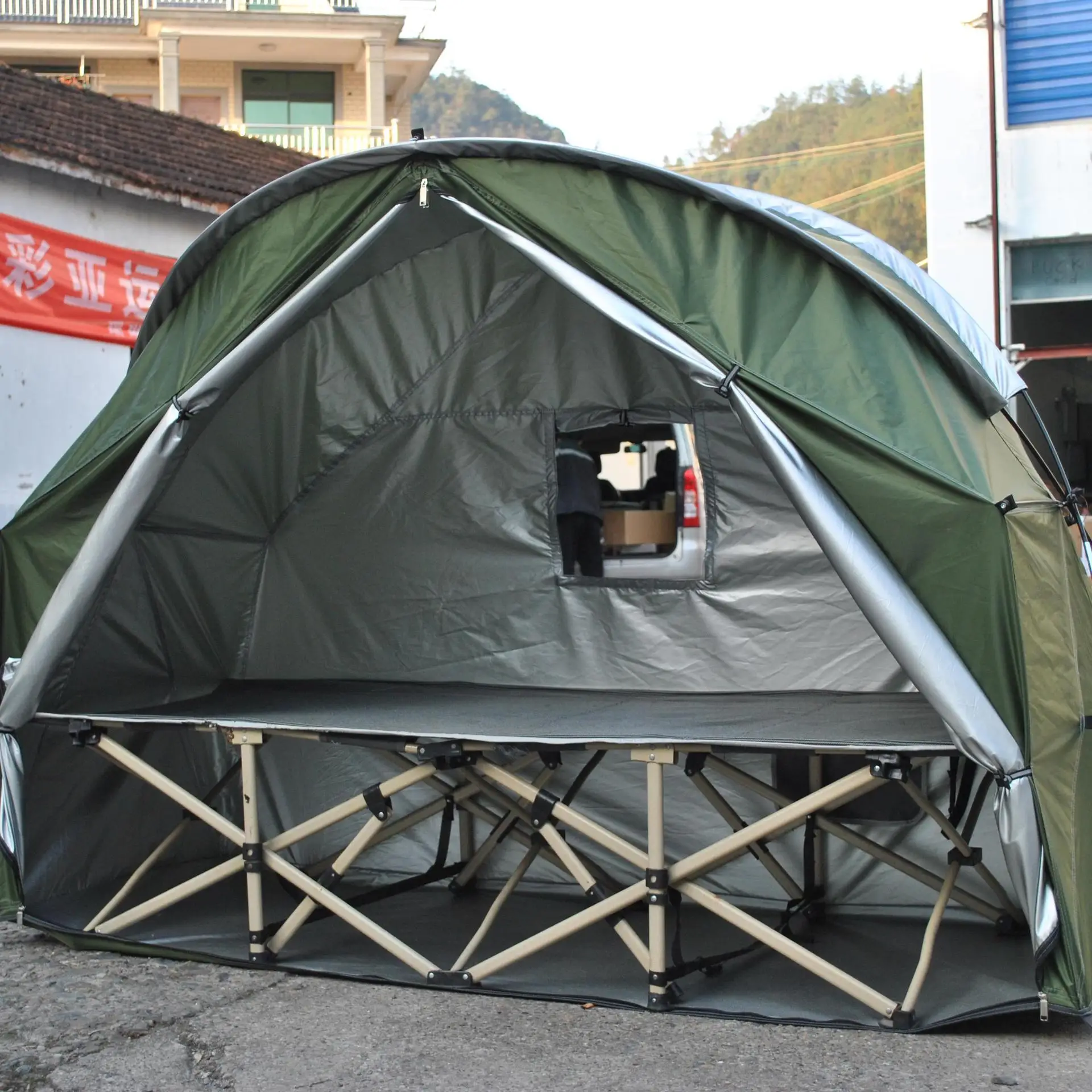 Waterproof Camping Tent 4 Season Backpacking Tent Single Person Bivy Tent for Camping Hiking Backpacking Hunting Outdoor