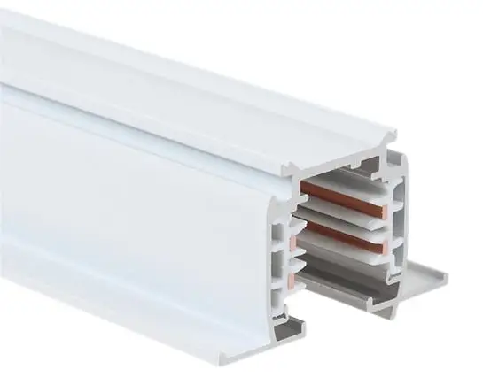 Universal use 4 wires 3 phase non dimmable Dali dimmable recessed installation track rail for led track light