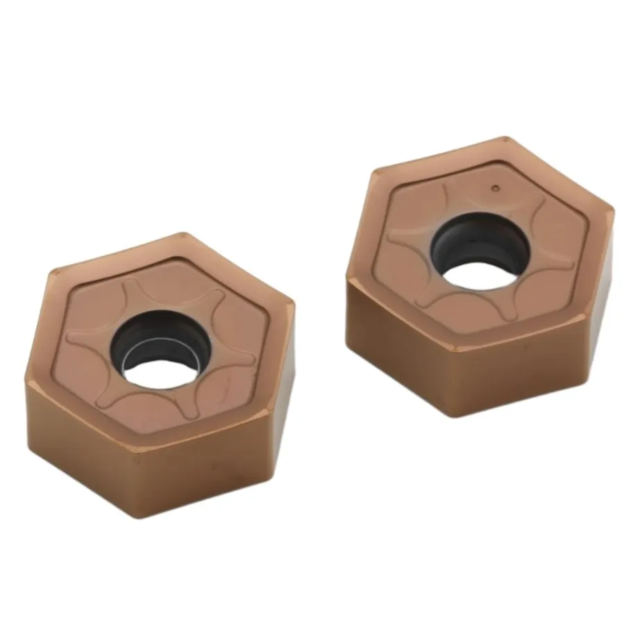 Manufacturer Supply Face Machining Milling Cutter HNMG060408 Tungsten Carbide High Feed Milling Insert for Steel Working
