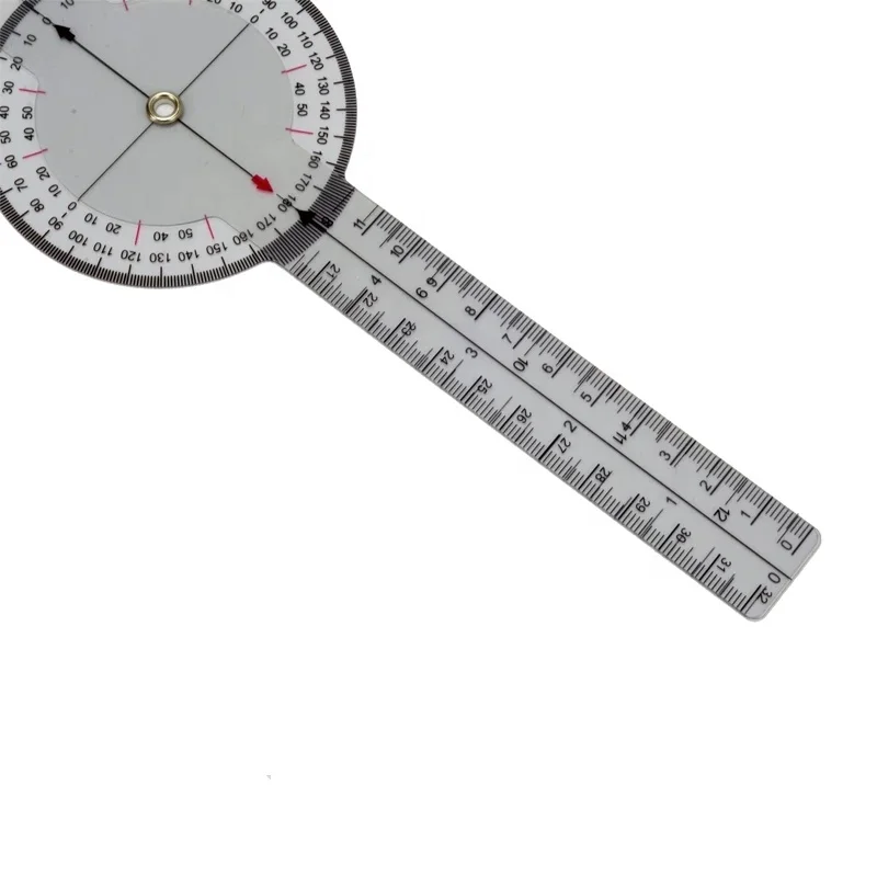 200mm 8inch Goniometer Plastic Protractor Angle Ruler Medical Promotion Ruler Angle Ruler